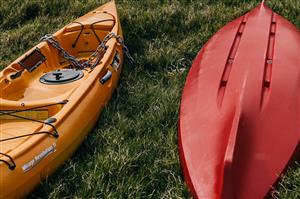 Canoes On The Grass