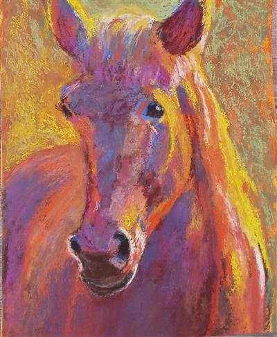 Pastel Horse by J.Q.